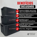 Kit 3 Caixas Organizadoras Rattan 7/13/18 Litros — Arqplast