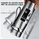 Garrafa Térmica 1L com Tampa Copo | Inox