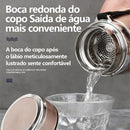 Garrafa Térmica 1L com Tampa Copo | Inox