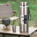 Garrafa Térmica 1L com Tampa Copo | Inox
