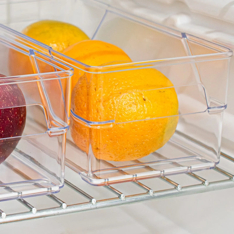 Kit Organizador de Geladeira Acrílico Transparente