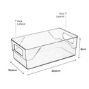 Kit Organizador de Geladeira Acrílico Transparente