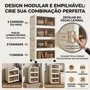 Organizador de Armário Dobrável com Divisórias | Extensível