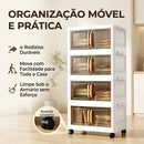 Organizador de Armário Dobrável com Divisórias | Extensível