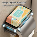 Suporte de Parede para Papel Higiênico Duplo — Inox