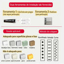 Suporte de Parede para Papel Higiênico Duplo — Inox