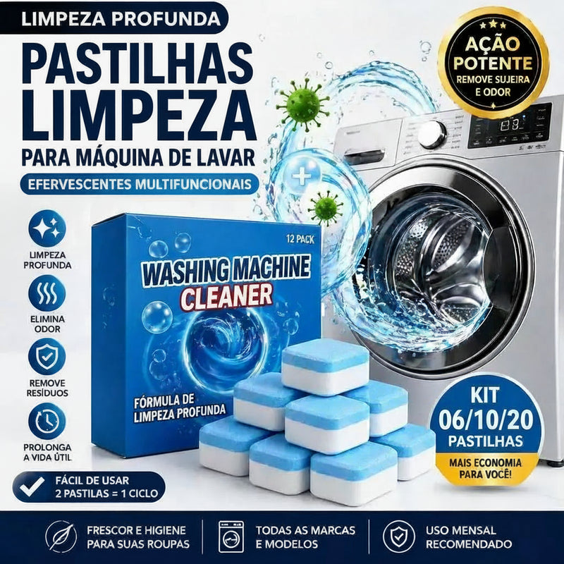 Pastilha para Super Lavagem de Máquina de Lavar